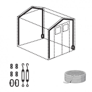 Grosfillex - Tuinhuisjes - verankeringskit - bevestiging - metal